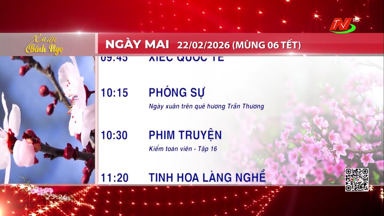 NBTV - Báo và PTTH Ninh Bình | GTCT Ngày mai (22/02/2026), tắt sóng