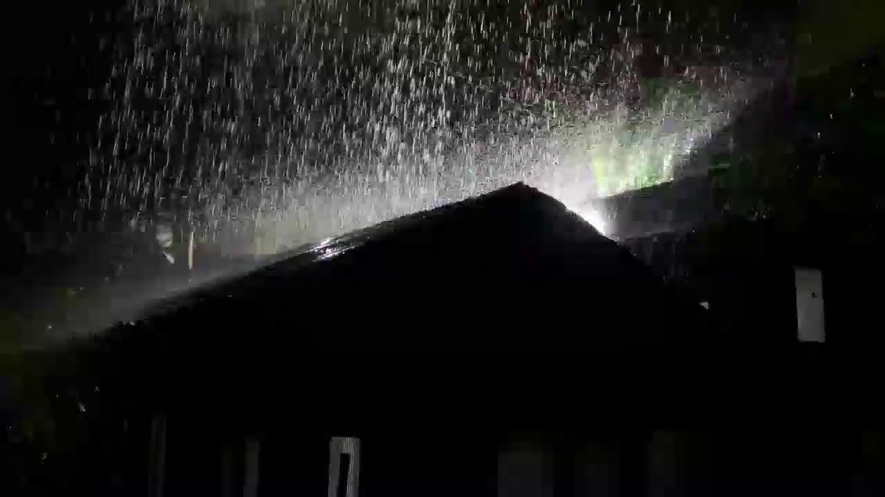 Relaxing Heavy Rain on Tin Roof for Instant Sleep