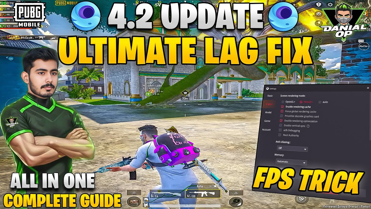 4.2 Update | Gameloop Lag Fix 2026 | Best Settings for Gameloop | Pubg Mobile Emulator Low End Pc