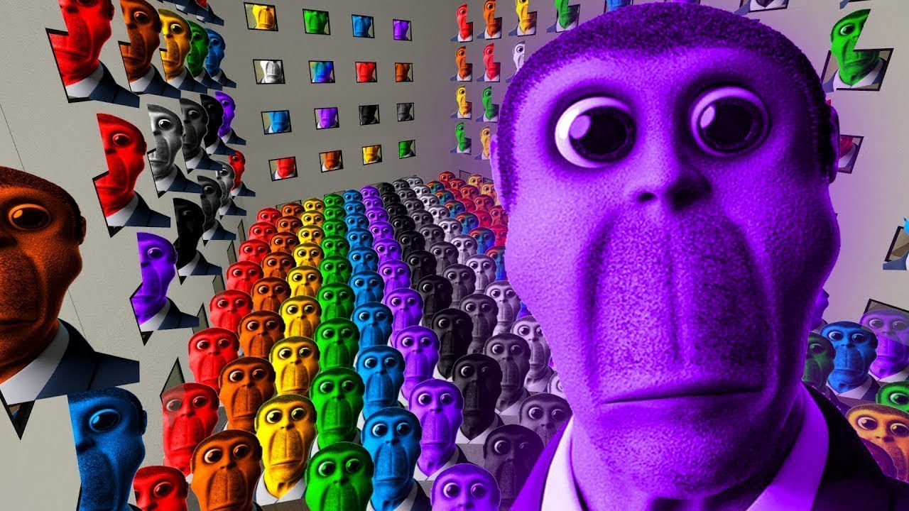 Newest Colorful Obunga Family Nextbot vs. ME in BACKROOMS in Garry's Mod!!!
