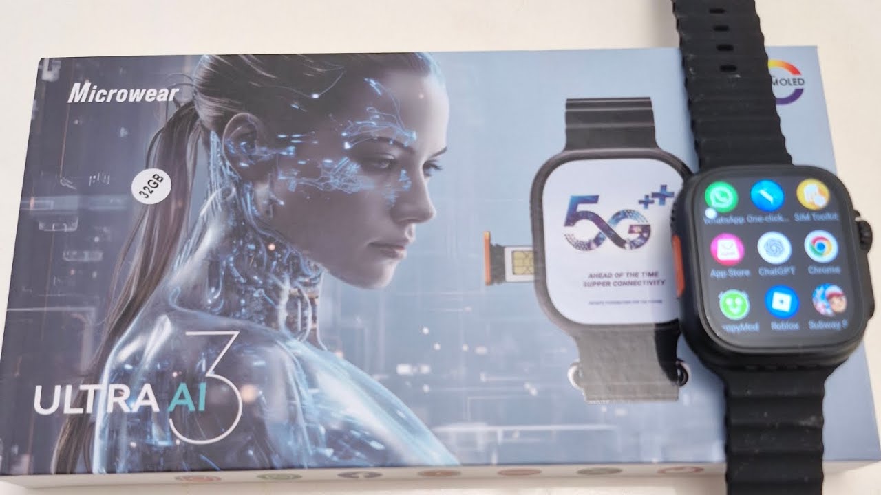 Microwear ai ultra3 Smartwatch Unboxing - ASMR#smartwatch #smartdevices #asmrvideo #asmrunboxing
