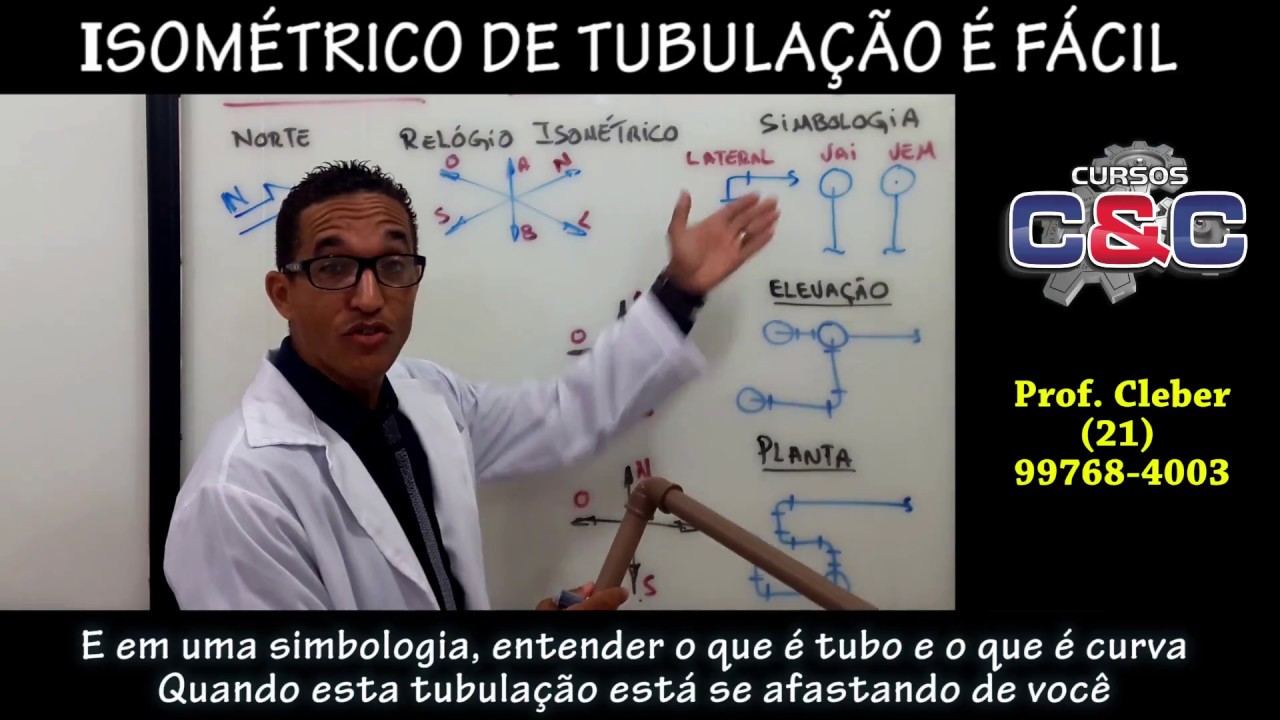 ISOMÉTRICO DE TUBULAÇÃO É FÁCIL!!! Curso Completo apenas R$ 199,00 (21 99768-4003)