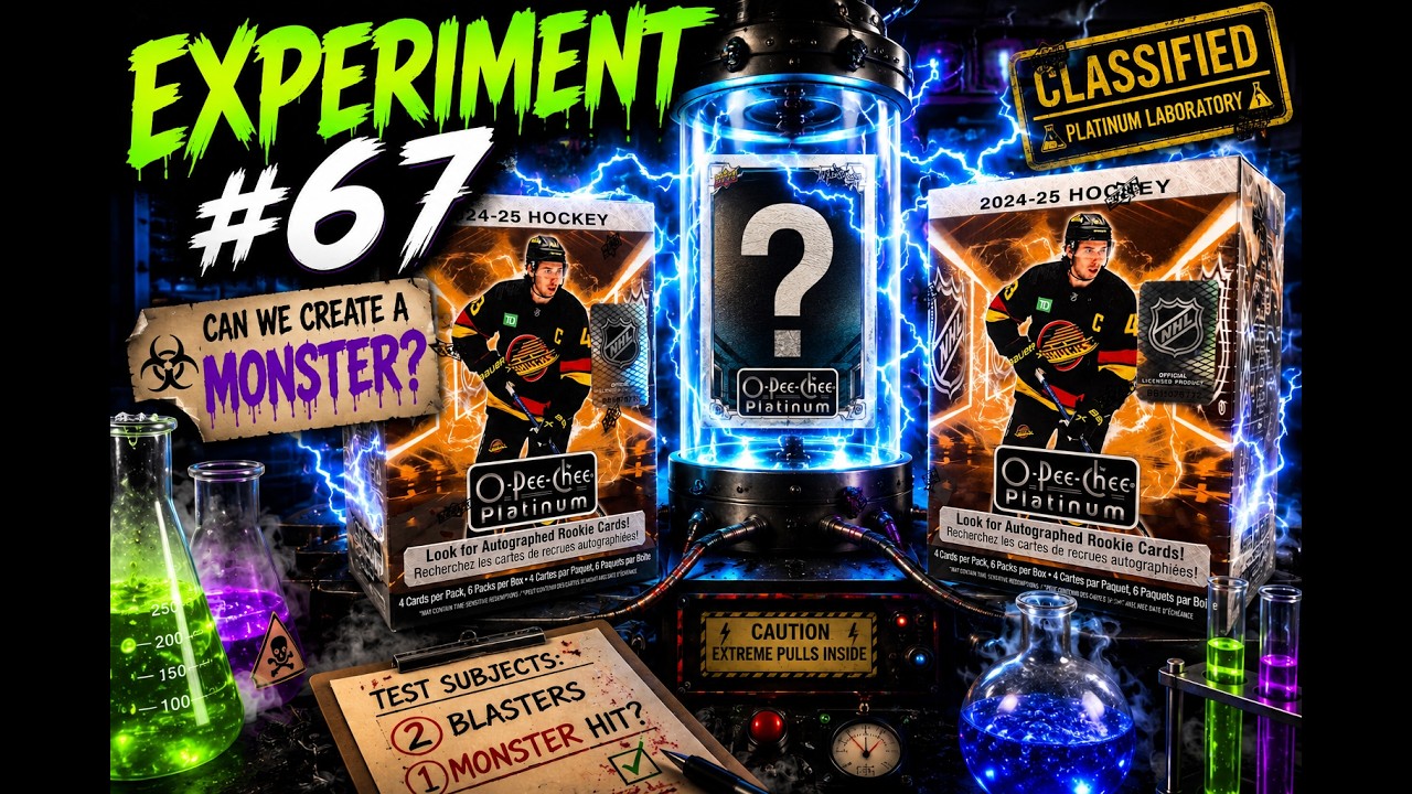 Upper Deck 2024-2025 O-Pee-Chee Platinum Blaster Box Unboxing x2! Fire Parallels & Rookies!
