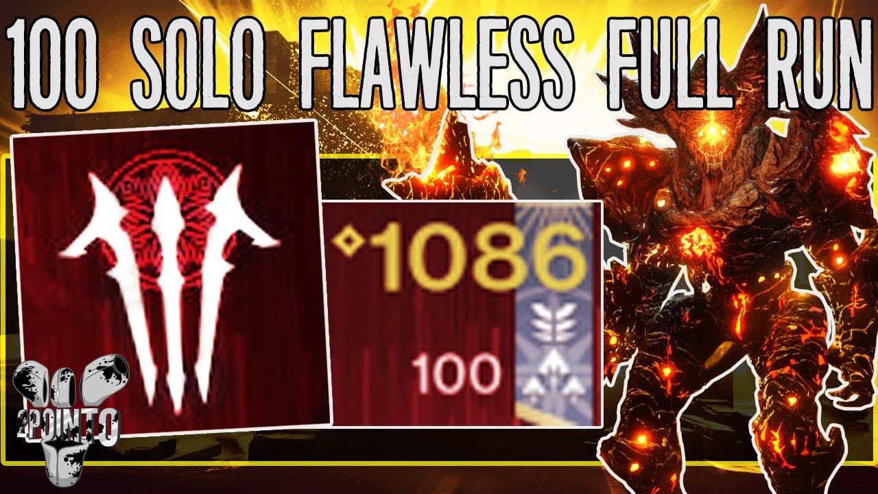 Solo Flawless Pit of Heresy 100 Times - Full Dungeon Run