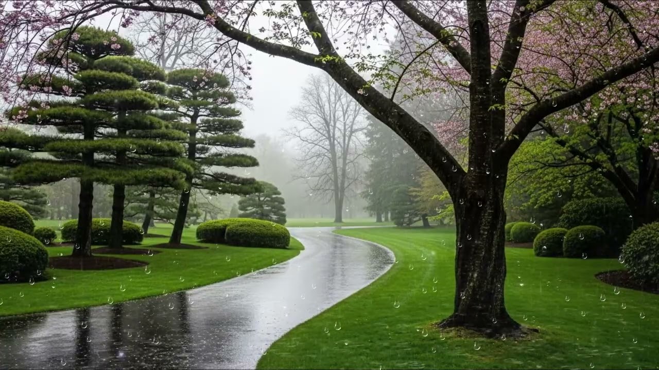 🌧️ Natural Rain Sounds for Restful Sleep 😴 | Relaxing Ambience, Calm Night Rain (2 Hours)