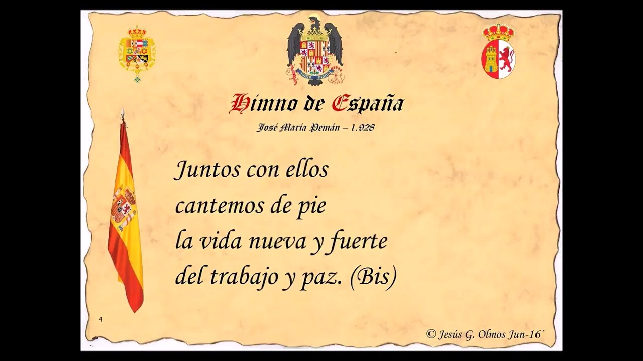 Himno de España  Versión José Mª Pemán 1.928