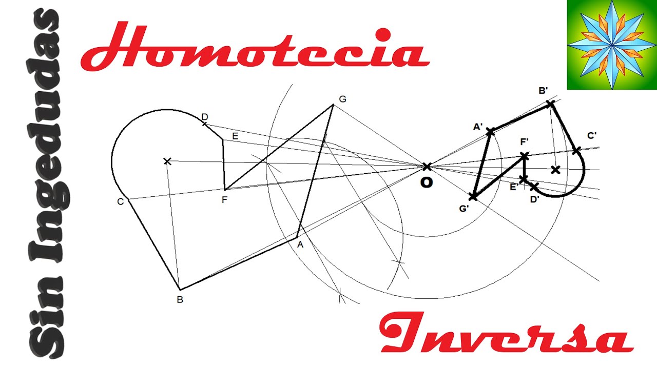 Obtenci&oacute;n de la homotecia inversa de una figura | Dibujo T&eacute;cnico | Sin Ingedudas