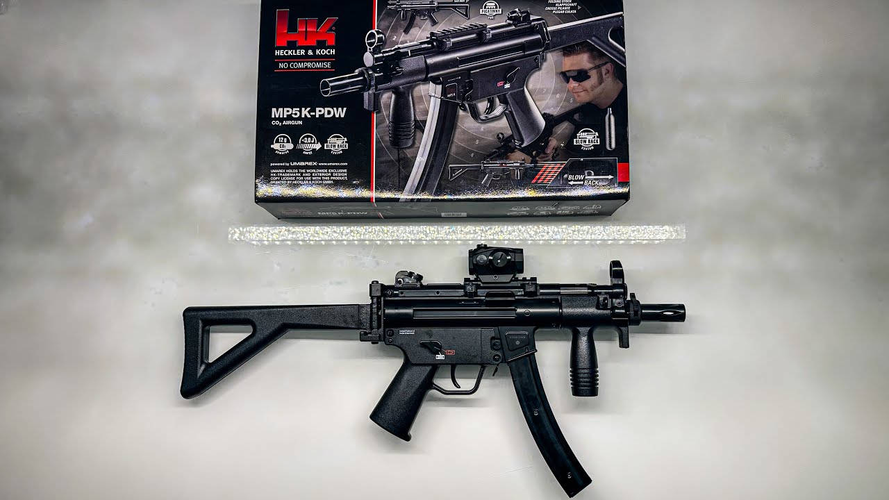 H&K MP5 K-PDW / 3Joule / Co2 Blowback / in cal.177 (4,5mm)       #airgun #umarex #hecklerandkoch