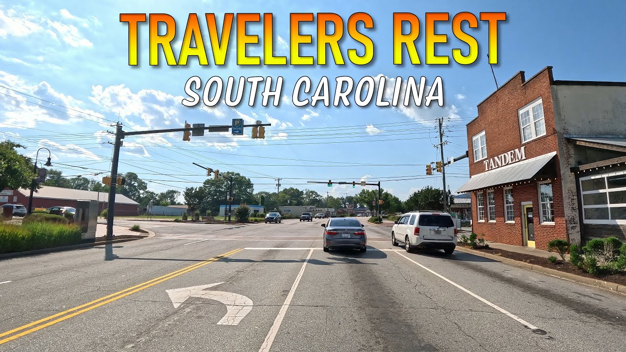 Travelers Rest South Carolina Driving Through