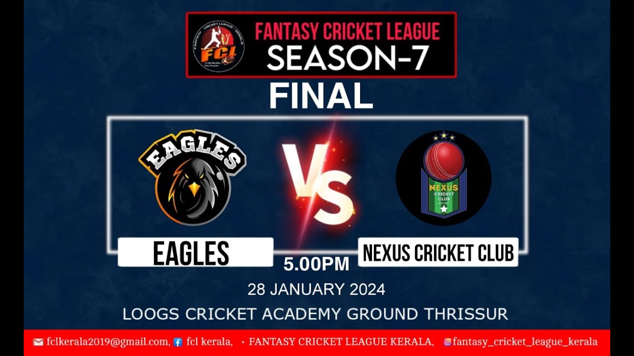 GRAND FINALE | FANTASY CRICKET LEAGUE SEASON 7 | LIVE