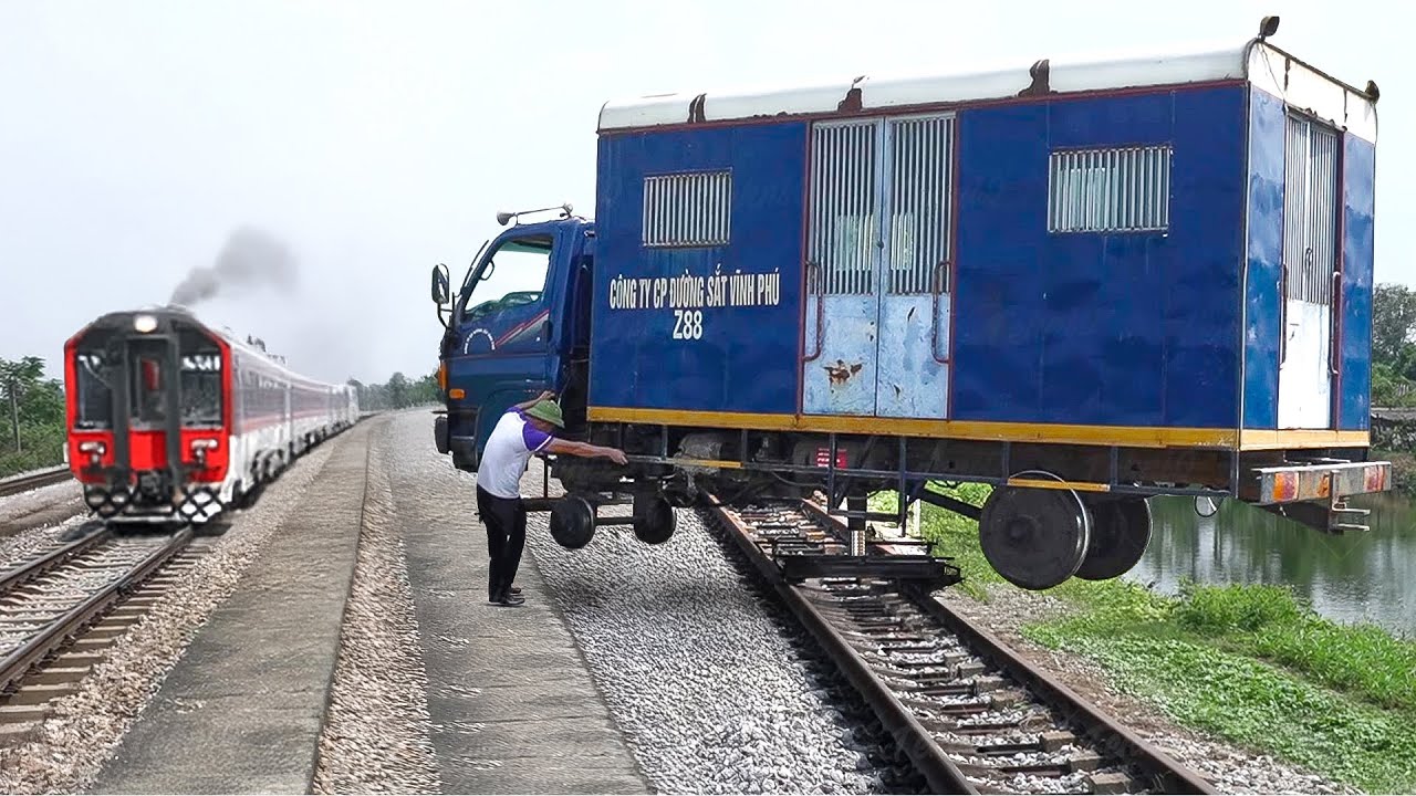 Riding the Cheapest Rail truck of Asia