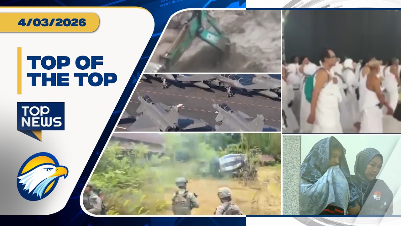 TOP OF THE TOP - Top of The Top: Trump Ancam Iran, Truk Telur Tabrak Dump Truck, Lahar Lewotobi