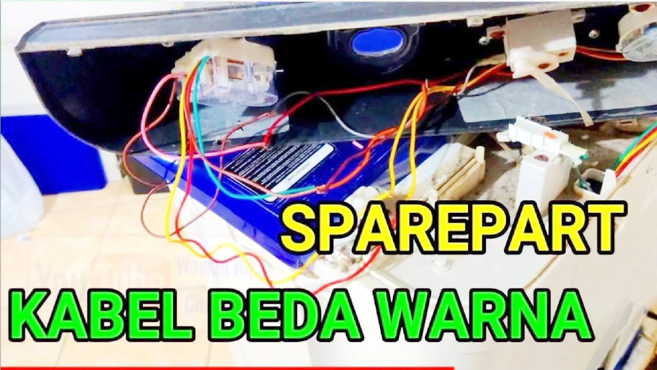 Cara mengganti wash timer Mesin Cuci Aqua 2 Tabung yang rusak