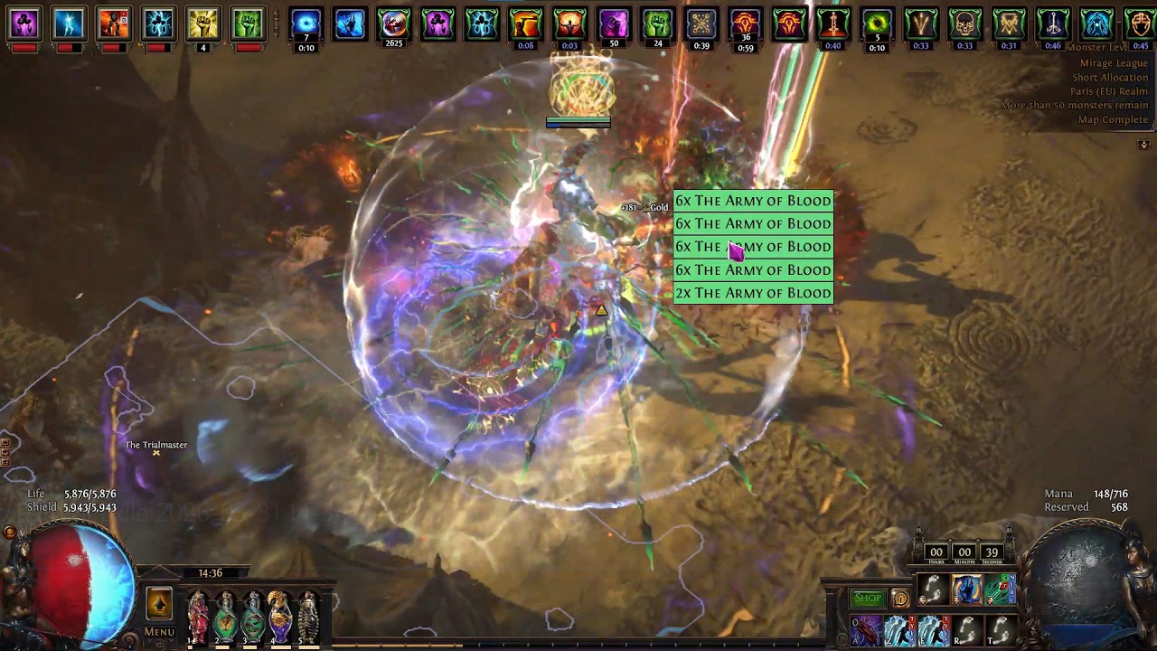 Path of Exile 3.28 - Golden Charlatan EK - Low invest Damnation farm