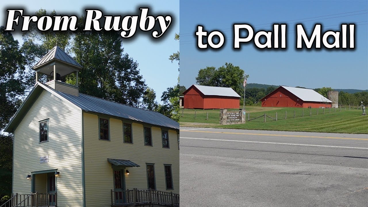Driving through Rugby to Sgt. York Homestead in Pall Mall Tennessee