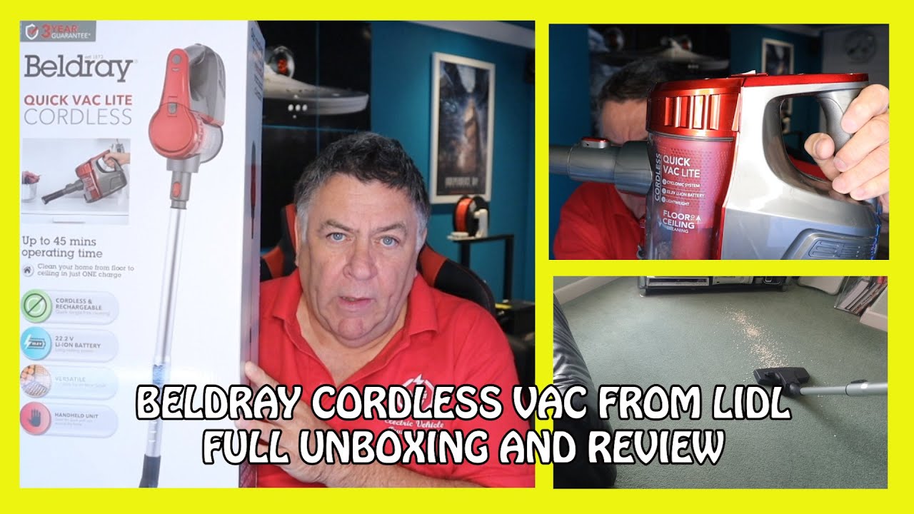 Beldray Cordless Quick Vac Lite  from Lidl full review and test