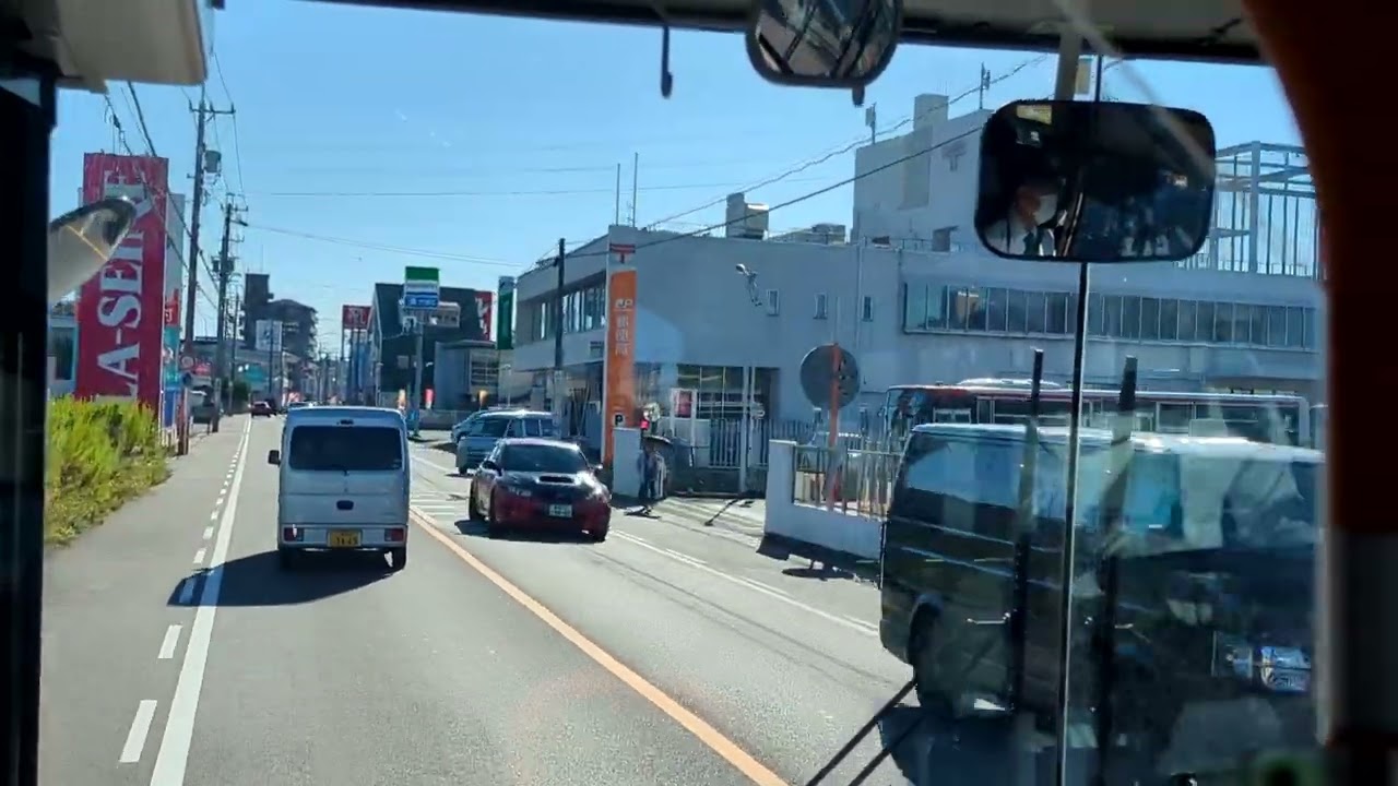 【名鉄バス　愛知県一宮駅・東～岩倉駅】　前面展望　2023年10月22日（日）