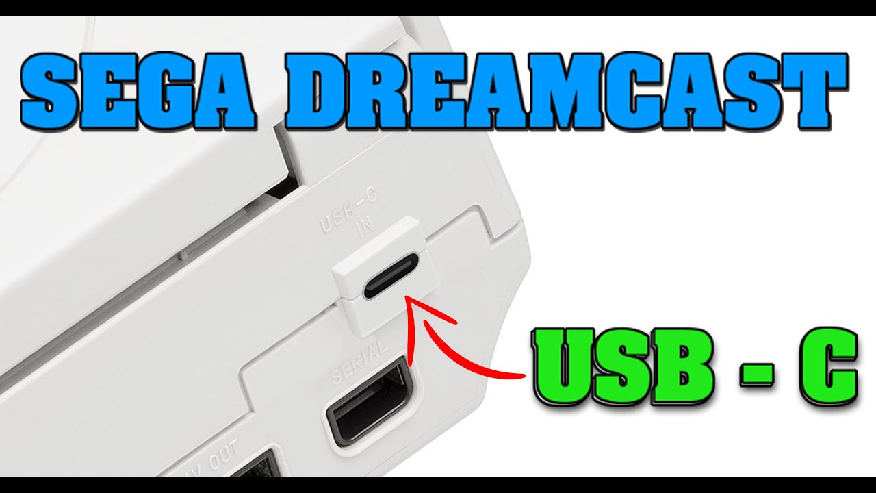 Como usar SEGA DREAMCAST con 5 volt ( USB - C ) MOD