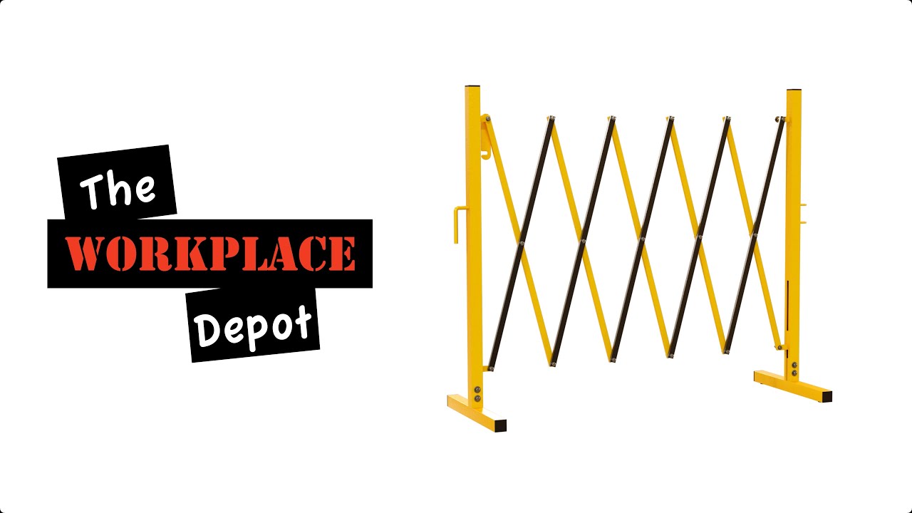 Small Expanding Safety Barrier from The Workplace Depot: BARRIER-15