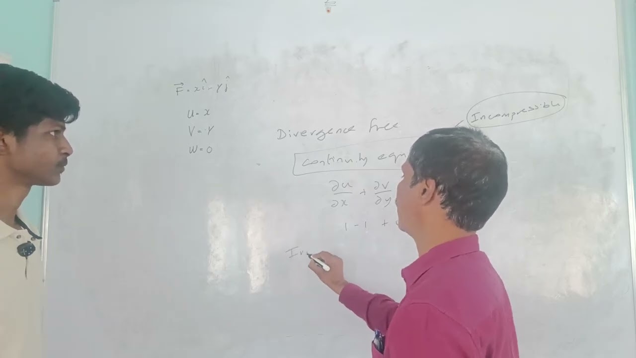 DIVERGENCE FREE SATISFIED CONDITION | CONTINUITY EQUATION