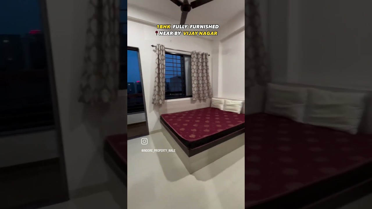 1BHK fully furnished for rent in indore.. Call 8818819697 #buy #fullyfurnished