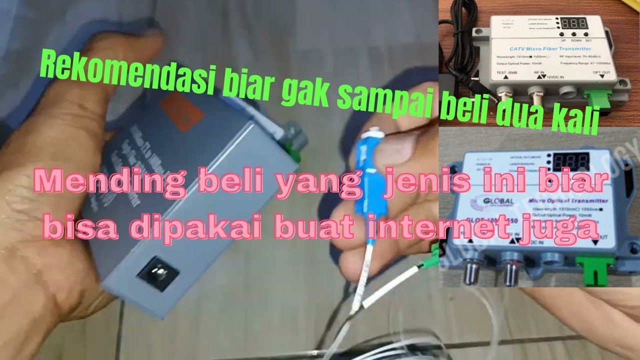 Transmitter yang dapat digabung untuk internet.