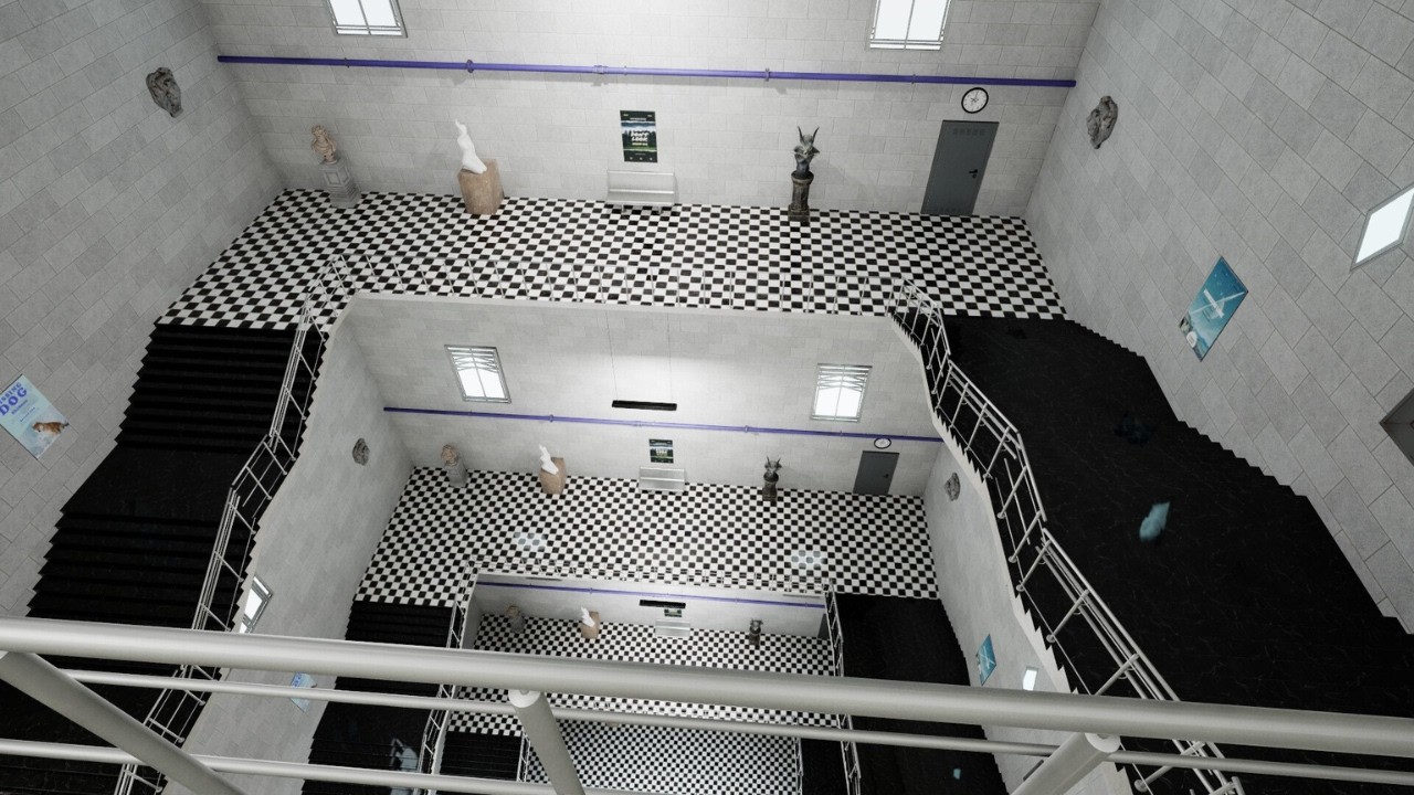 The Stairwell had me trapped with jump scares