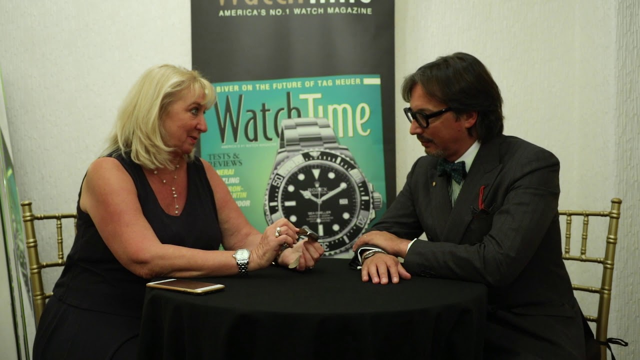 Montblanc Davide Cerrato Talks watches with Roberta Naas