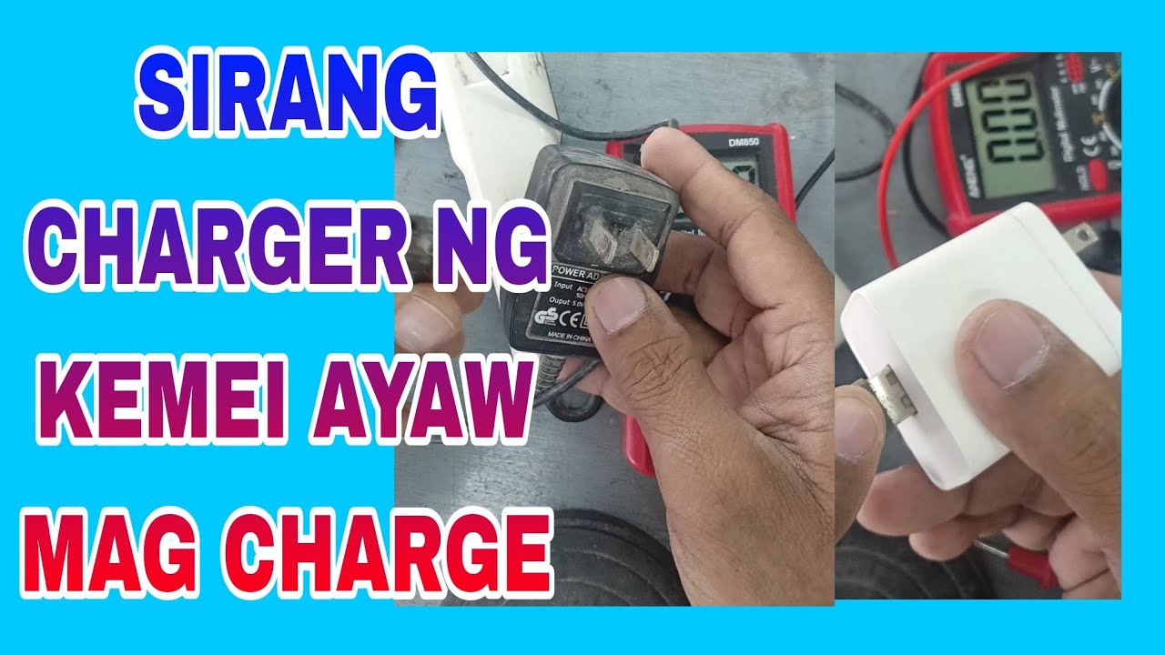 KEMEI wireless ayaw mag charge rapair tutorial