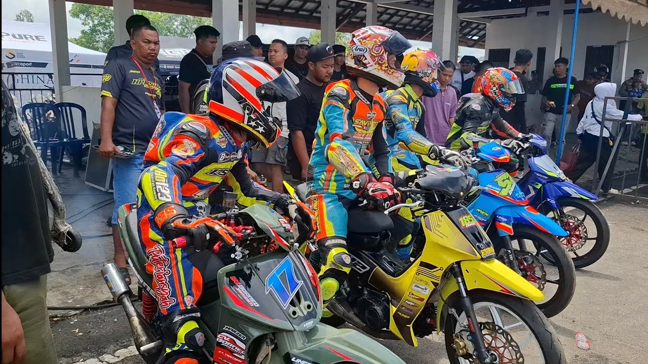 FINAL‼️bebek 2T STD 125cc open.LEBAH CENTRAL BORNEO openrace seri 2.sirkuit sabaru palangkaraya 2025