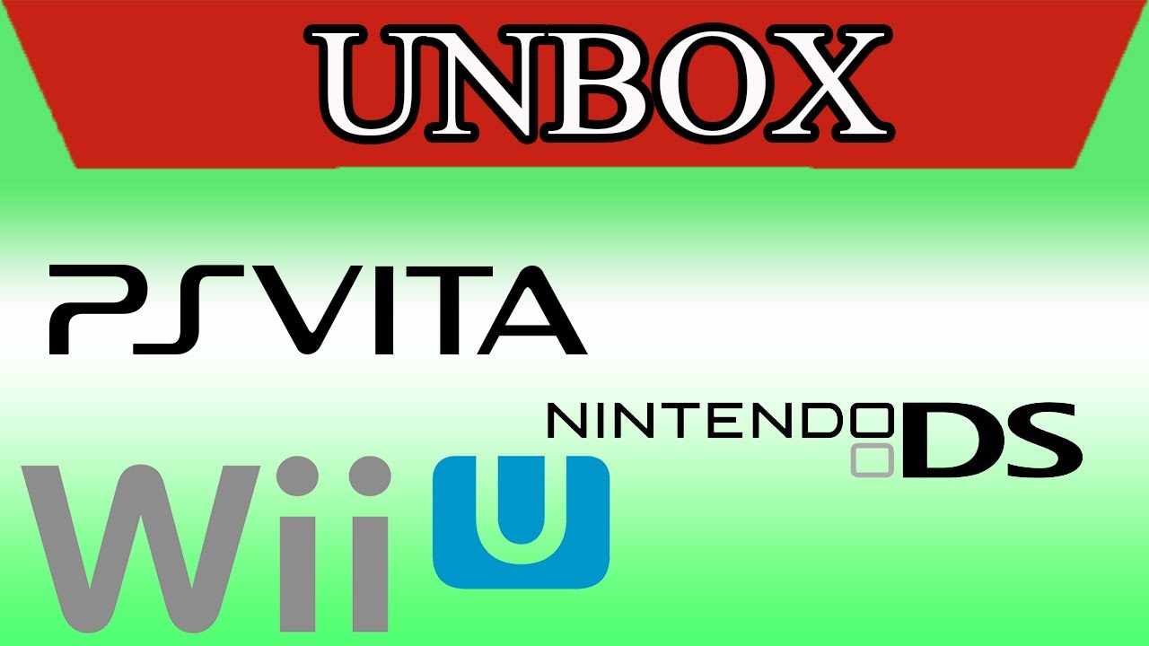 Unbox Quíntuplo - Jogos Wii U/PSVita/DS