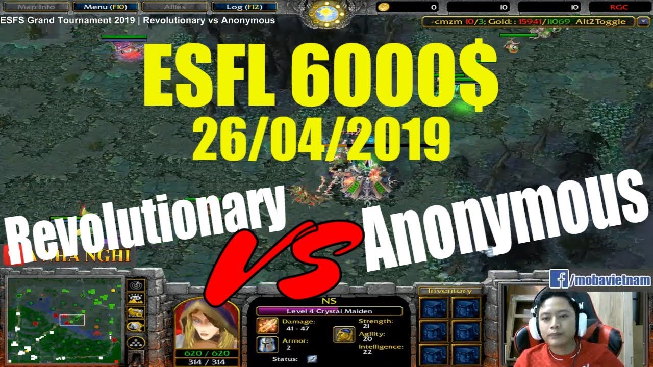 ESFS Grand Tournament 2019 | Revolutionary vs Anonymous | Cuộc chiến 6000$