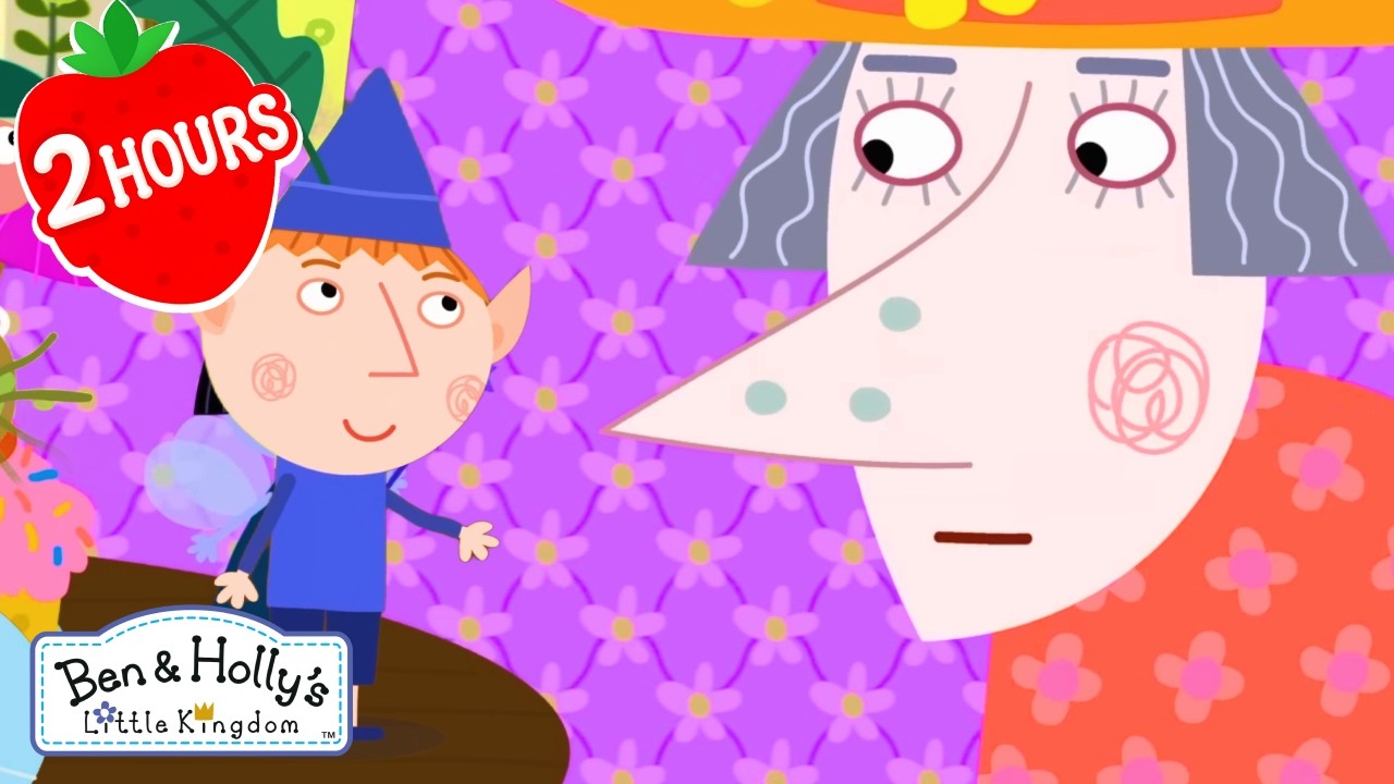 🧙&zwj;♀️ Nanny Plum Gets Frozen by a Witch! | Ben and Holly's Little Kingdom | Cartoons For Kids