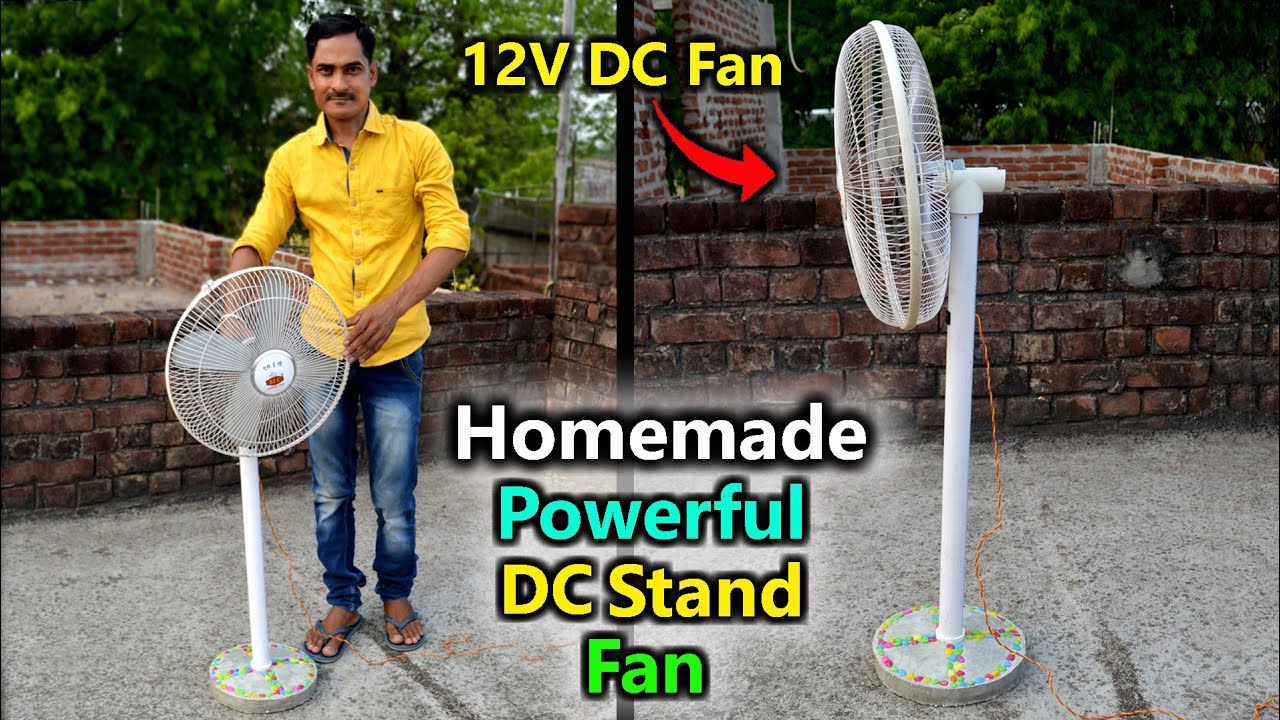 How to make a DC Stand Fan At Home/12v 775 Motor DC Fan/ घर में कैसे 12v मोटर से DC फैन बना सकते हो.