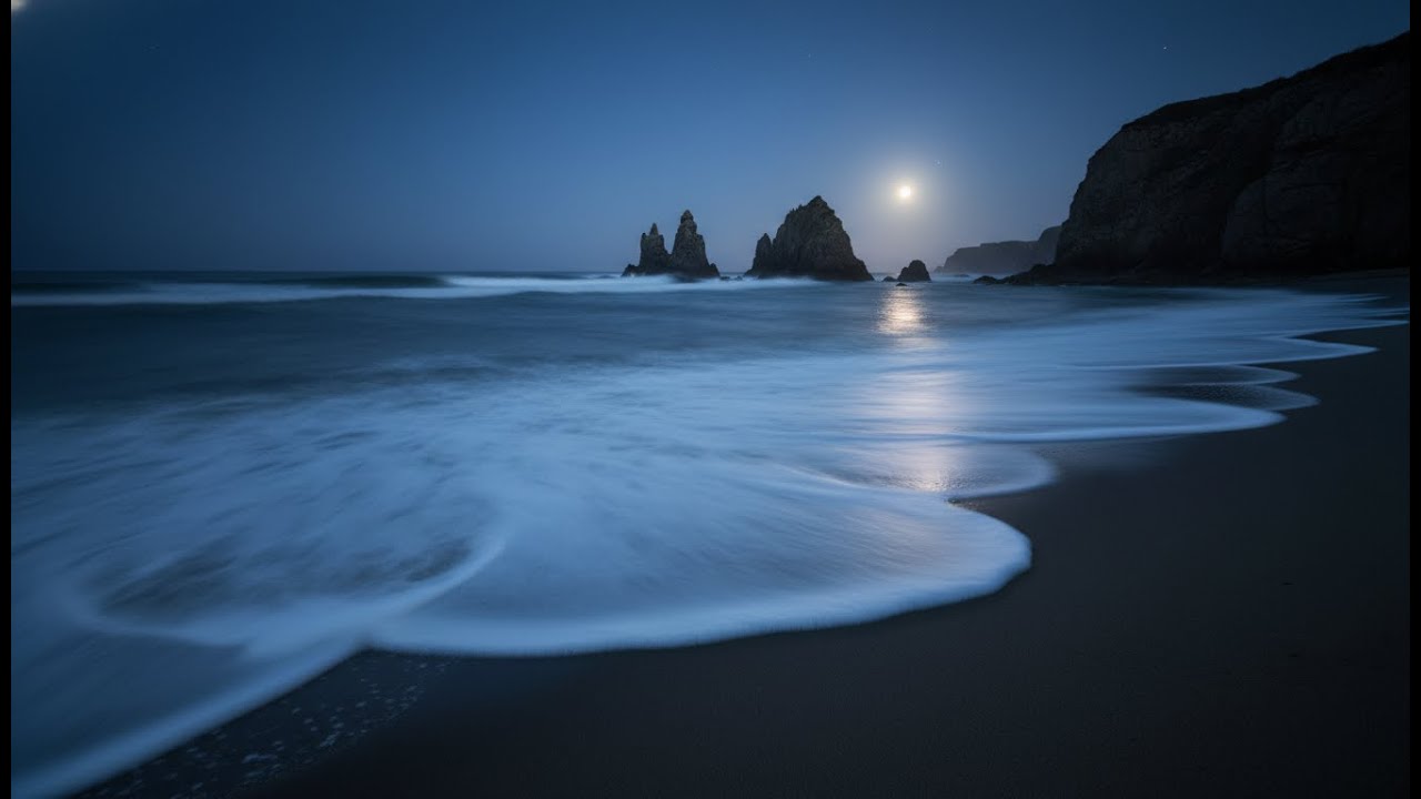 Deep Sleep Guaranteed 😴 Ocean Waves White Noise • Ultra Calming Night Sounds