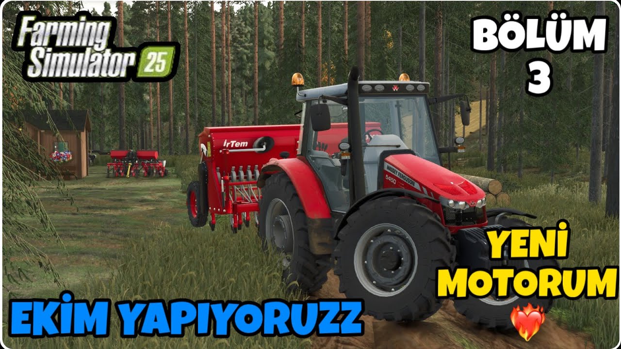 OLUŞTURDUĞUMUZ TARLALARI EKİYORUZ HEMDE YENİ TRAKTÖRÜM İLE / BÖLÜM 3