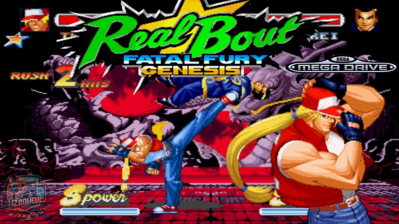 REAL BOUT GENESIS DO MEGÃO INCRIVEL JOGANDO TERRY BOGARD DO RB2