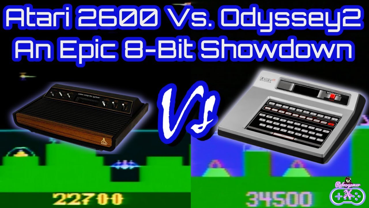 The Atari 2600 Vs. The Magnavox Odyssey 2 - An Epic 8-Bit Battle!!!