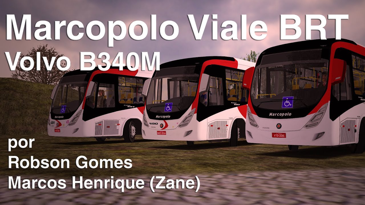 [OMSI 2] Viale BRT Volvo B340M by RGomes & Zane - Lançamento