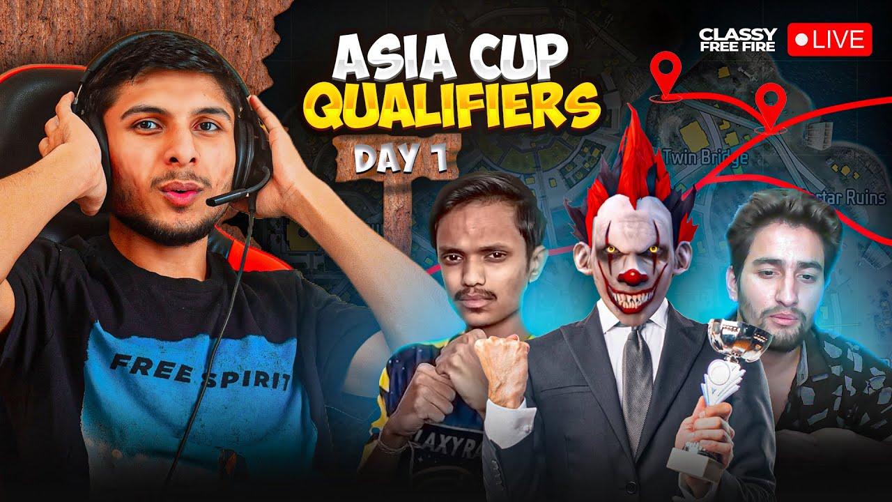 Day 1 ⛔️ Asia Cup Championship 🏆 Classy Live 👽 #freefire #live #classyfreefire