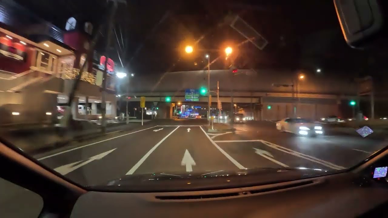 ゴープロドライブ動画＠　自宅〜やよい軒稲毛山王店〜自宅編　その２