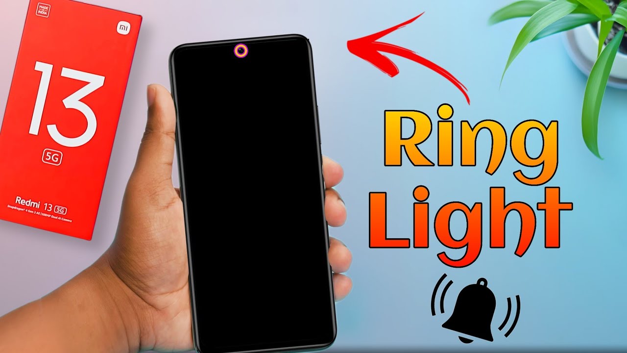 Как включить индикатор уведомлений на Redmi 13 5g | Подсветка фронтальной камеры Redmi 13 me Kais...