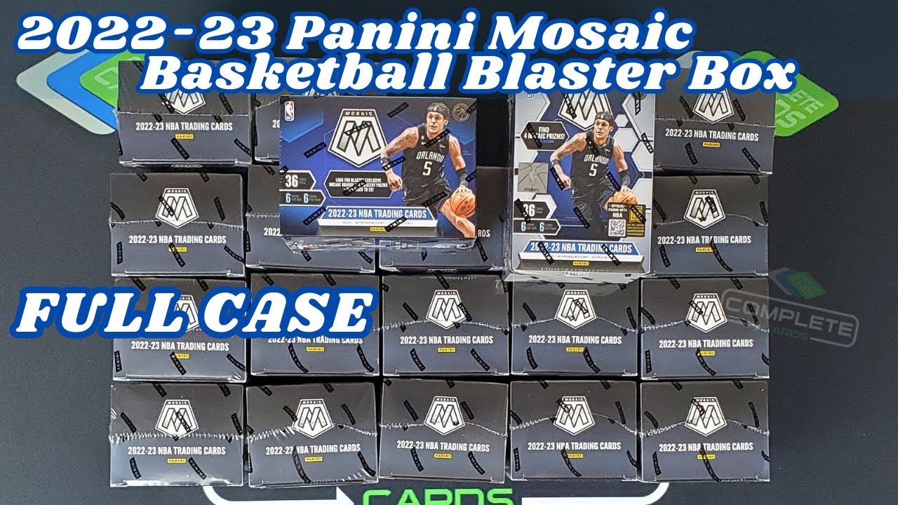 2022-23 Panini Mosaic Basketball blaster box case opening