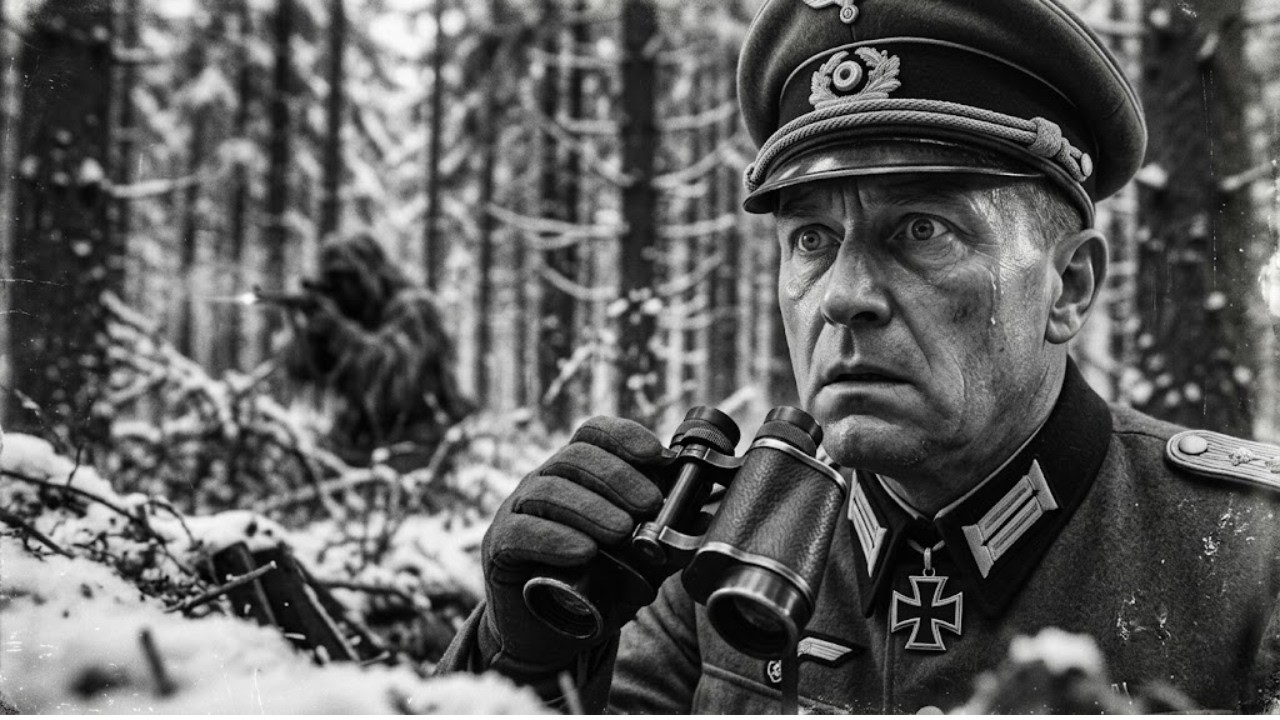 Немецкие командиры были шокированы, когда американские снайперы, используя маскировочные костюмы,...