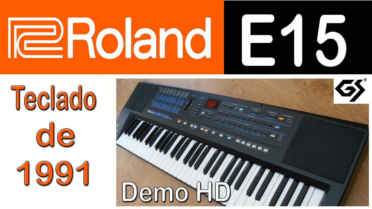 Roland E-15 Demo em HD (1991)
