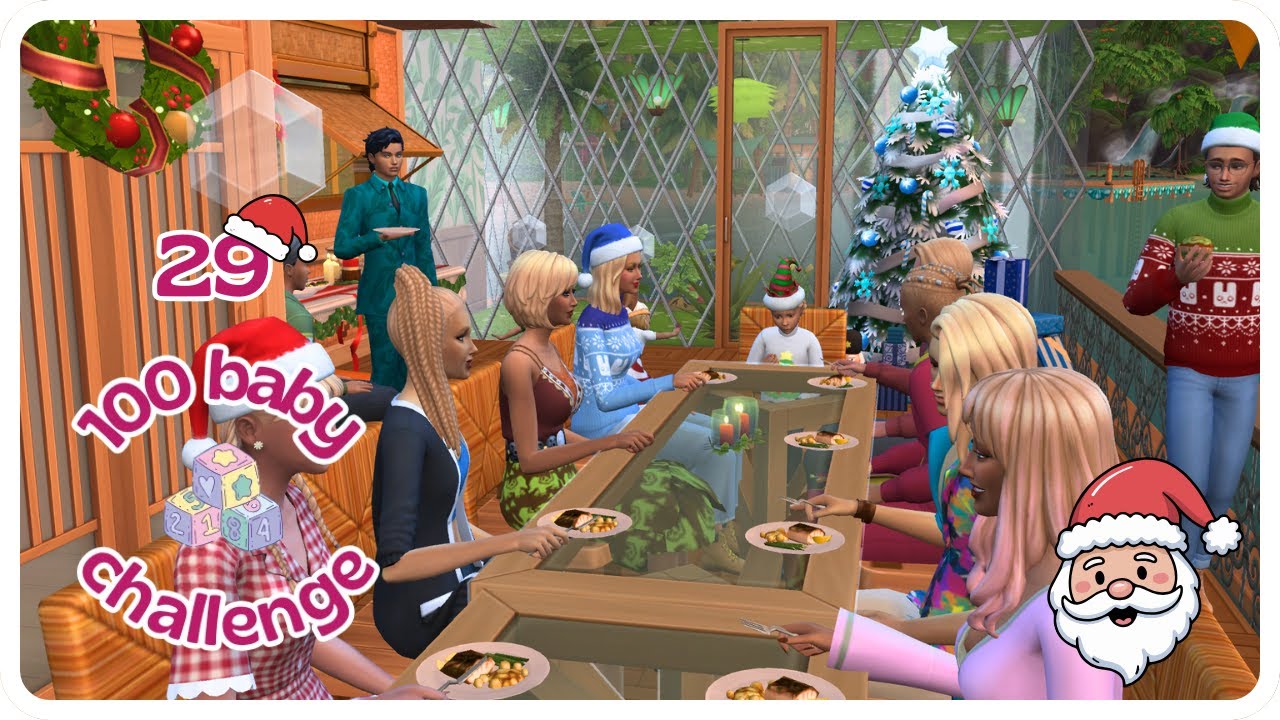 Festività in famiglia 🎅🏼🎁 - 100 baby challenge #29 - The Sims 4