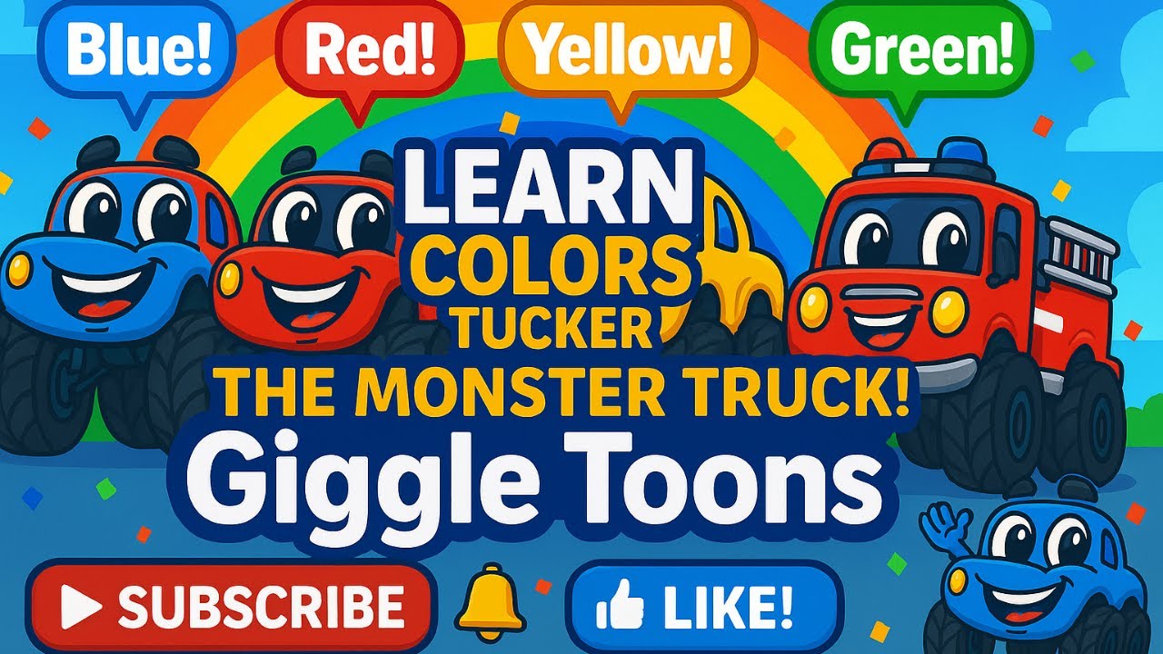 “Learn Colors wiith Tucker the Monster Truck'' 