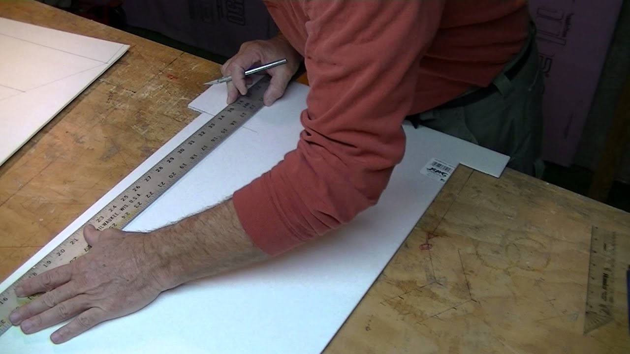 FOAM BOARD FLYING WING BUILD