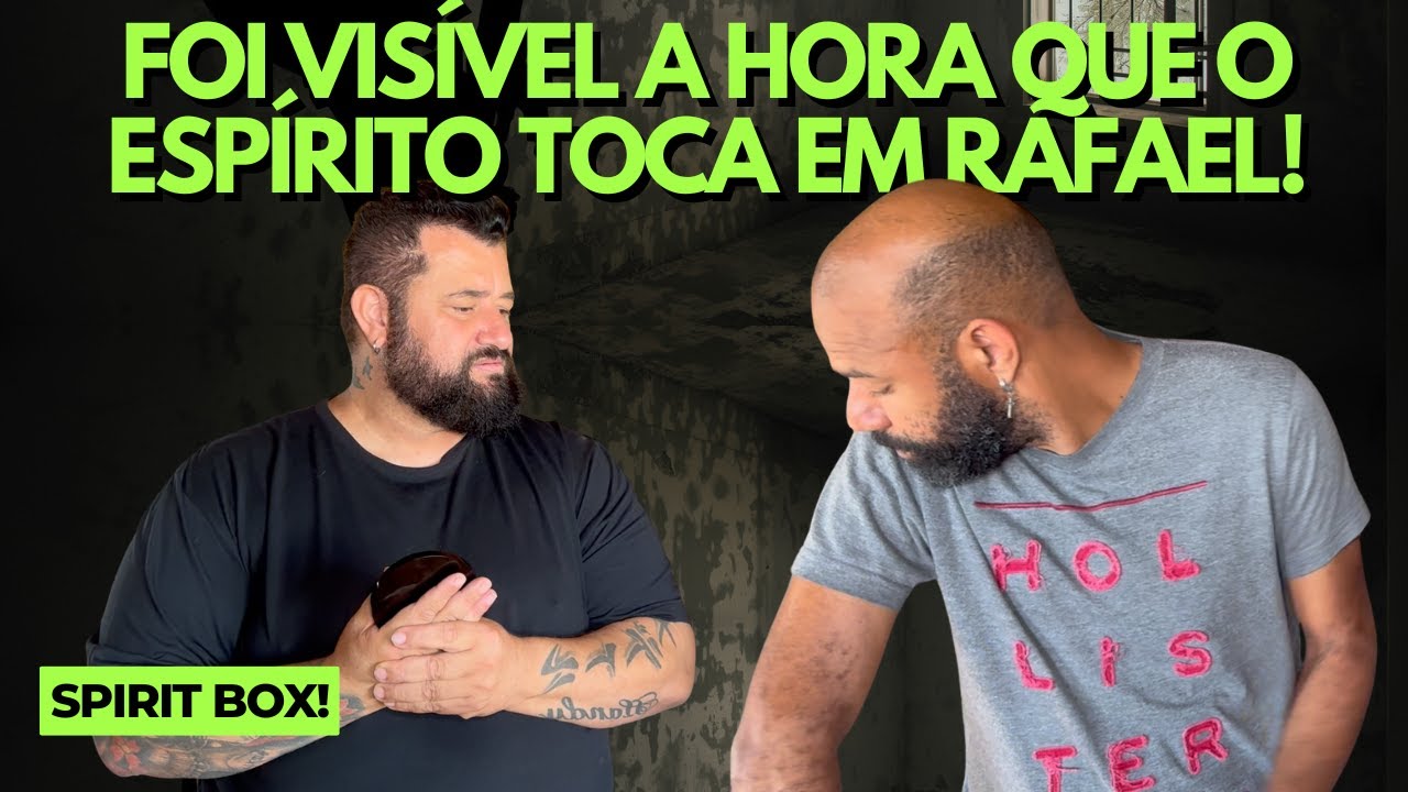 FOI VIS&Iacute;VEL A HORA QUE O ESP&Iacute;RITO TOCA EM RAFAEL!