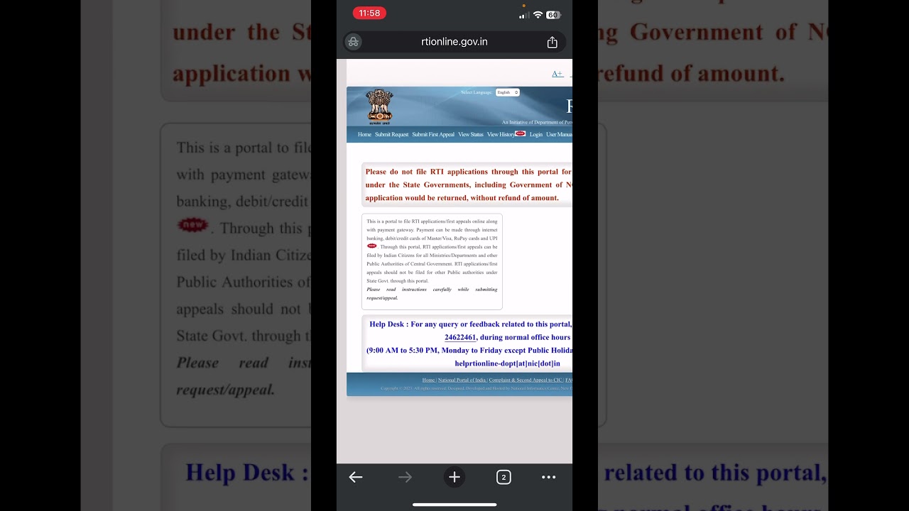 Learn how to file RTI online !!